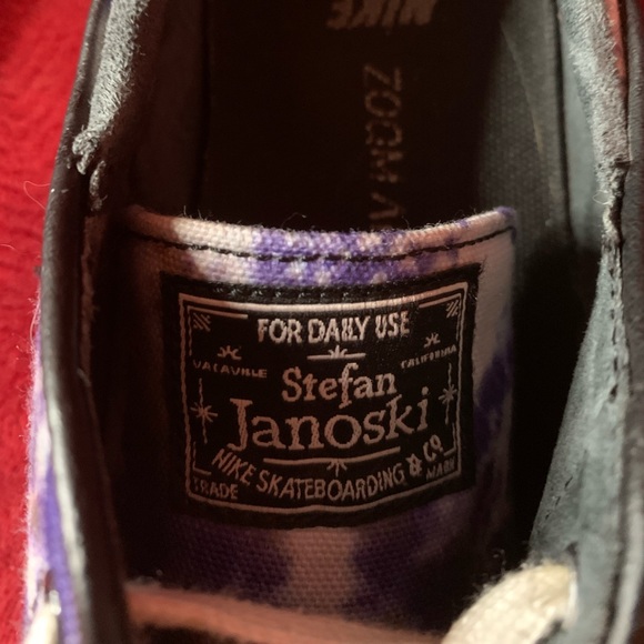 Nike SB Zoom Stefan Janoski QS Tie Dye Deep Royal Sneakers Size 7 - Picture 4 of 13